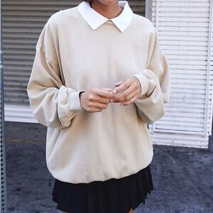 John Galt (Brandy Melville) Light Polo Crewneck sweater 📚